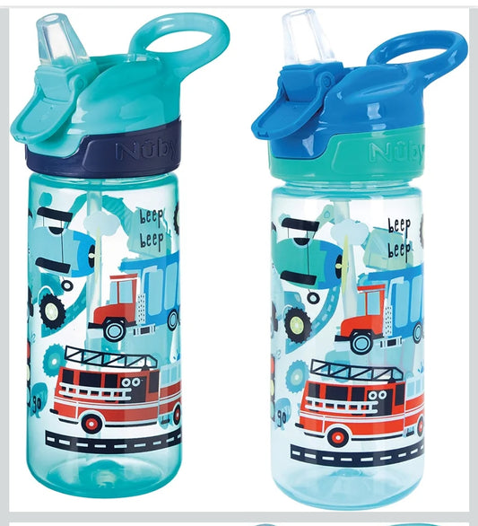 Nuby Super Quench Straw Water Bottle